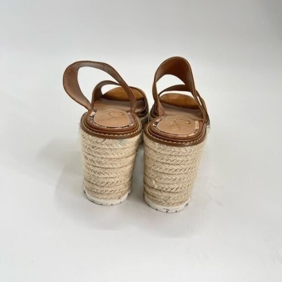 Sam Edelman Women's Luca Espadrille Wedge platform Sandals 8.5 - Picture 4 of 7